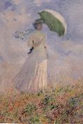 Study of a Figure Outdoors Claude Monet